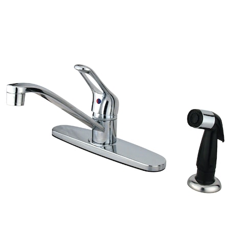 Kingston Brass Wyndham Centerset Kitchen Faucet, Chrome KB562